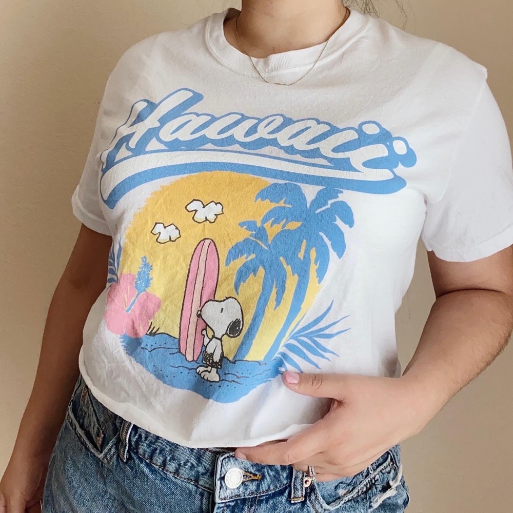 Snoopy + Hawaii Graphic Tee